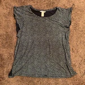 H&M. Flowy floral blouse